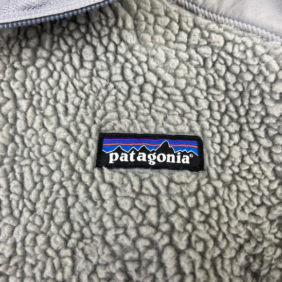 Patagonia Jacket Womens Small S Retro-X Dusky Gray Deep-Pile Fleece 23072 - Picture 4 of 6